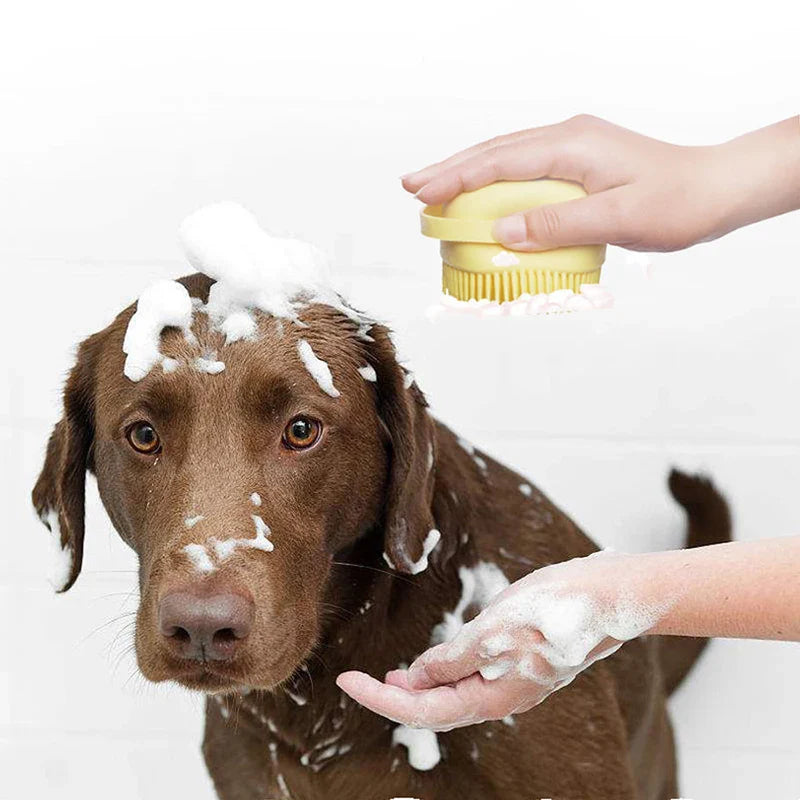 Soft Silicone Pet Bath Massage Gloves for Dogs and Cats