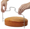 Stainless Steel Cake Cutter Slicer with Silicone Mold - Cake Decorating and Pastry Carving Tool -...