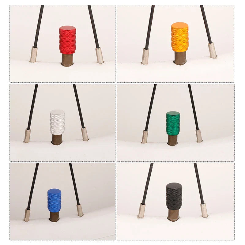 Aluminum Alloy Schrader Valve Dust Cover for Vehicles and Bikes