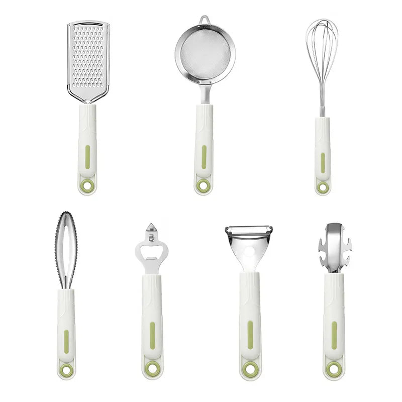 7-Piece Kitchen Gadgets Set for Cooking and Kitchen Accessories - Egg Beater 1pcs