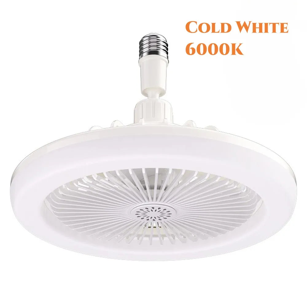 Remote-Controlled LED Ceiling Fan with Light