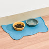 High-Lip Silicone Pet Food Mat for Cat and Dog Bowls