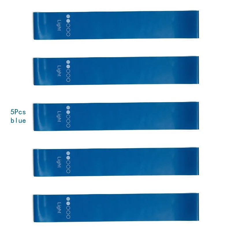 5-Piece Yoga Resistance Rubber Bands Set