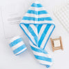 Pineapple Coral Fleece Hair Drying Turban - Quick Absorbent, 25x65cm
