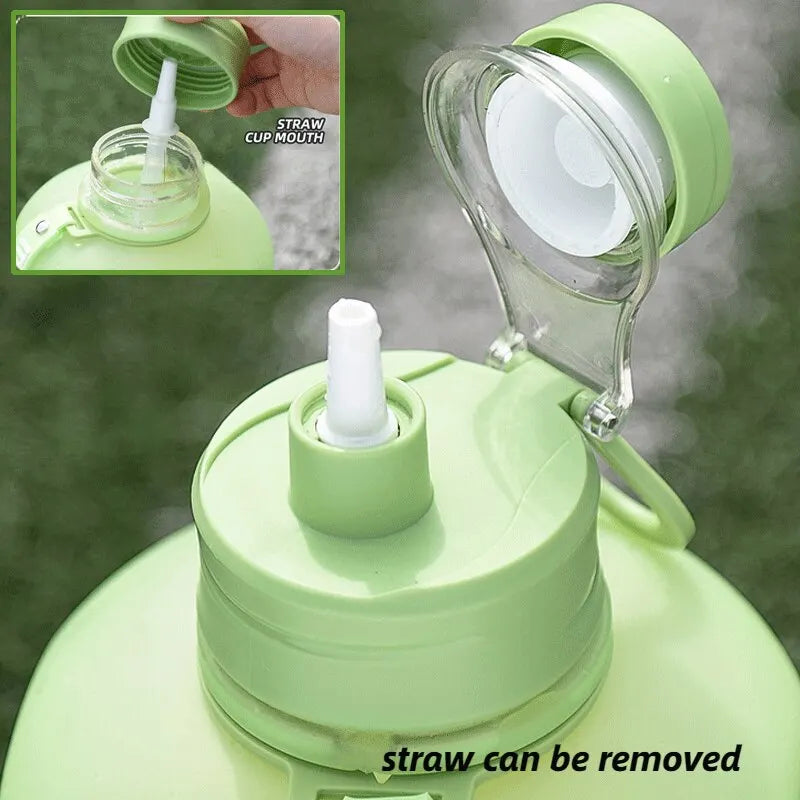 2.2L Large Capacity Sports Water Bottle for Outdoor Fitness