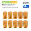Aluminum Alloy Schrader Valve Dust Cover for Vehicles and Bikes