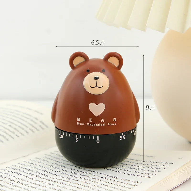 Cartoon Animal Vegetable Shaped Kitchen Timer for Cooking and Baking