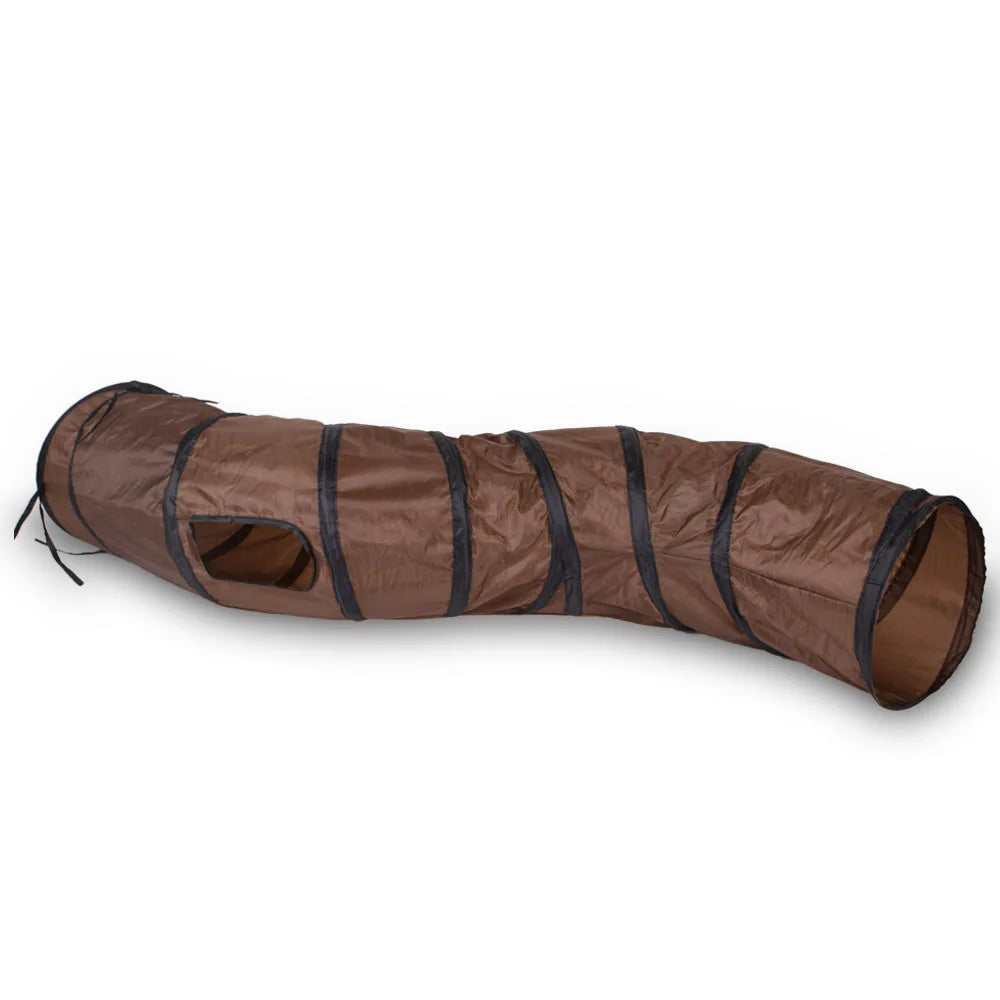 Kitty Tunnel Tube Pet Toy with Peek Hole