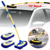 Telescopic Long Handle Car Cleaning Brush with Super Absorbent Chenille Bristles - 1 Pcs Yellow Mop
