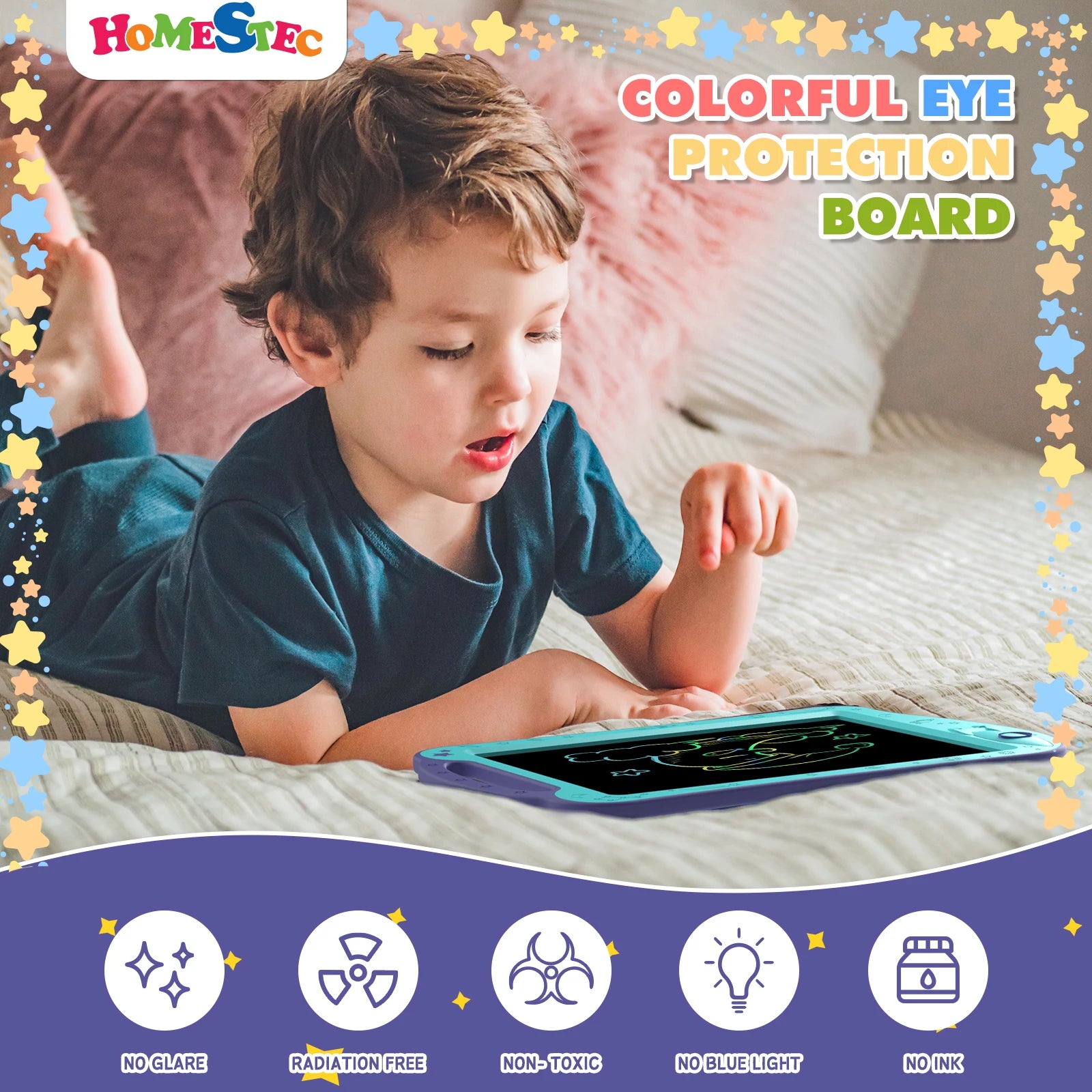 Colored Drawing Tablet for Kids