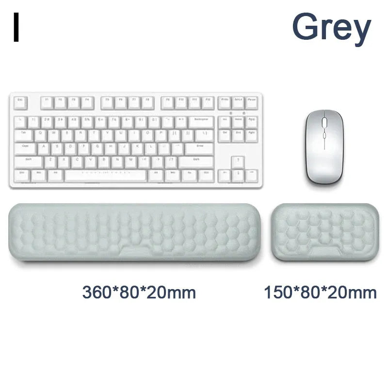 Ergonomic Keyboard and Mouse Wrist Rest for Office Comfort