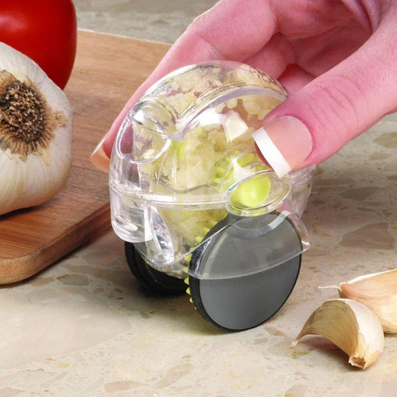 Garlic Chopper Wheel - Kitchen Gadget for Garlic Mincing