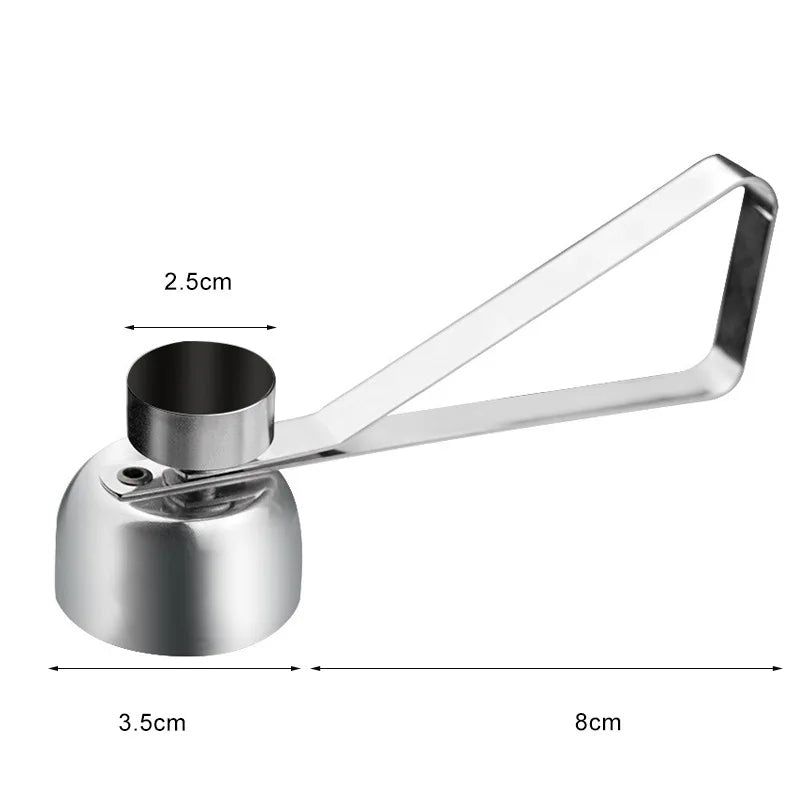 Stainless Steel Egg Opener Scissors - Kitchen Eggshell Cracker