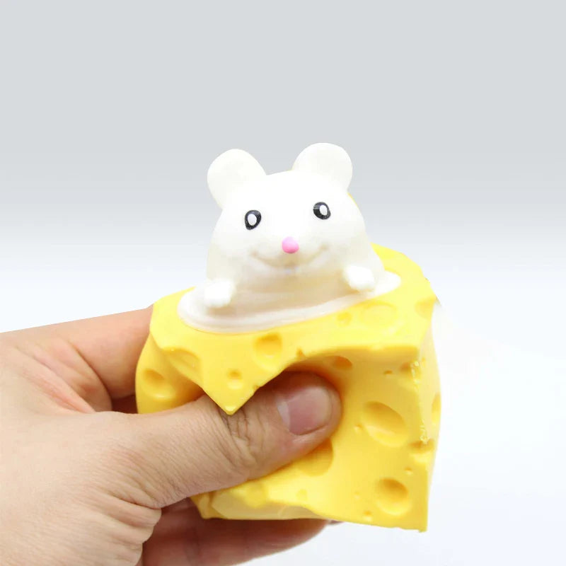 Squeeze Cheese Stress Relief Toy for Adults and Kids