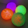 Densely Hairy Vent Ball with Light - Children's Soft Toy