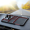 Anti-slip Mat - Car Phone Holder, Accessories Mat Sticky Dashboard Panel - Black