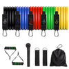 5-Tube Fitness Resistance Bands Set with Accessories