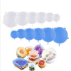 6-Piece Set of Silicone Food Lid Stretch Covers - Kitchen Preservation Tools
