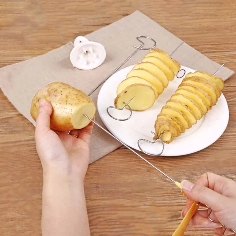 Potato Spiral Cutter - Creative Kitchen Vegetable Slicer
