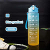 800ML Motivational Sports Water Bottle with Time Marker