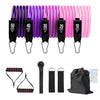 5-Tube Fitness Resistance Bands Set with Accessories