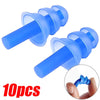 Load image into Gallery viewer, 10PCS Reusable Soft Silicone Earplugs for Swimming and Noise Reduction