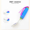 Rotatable Stainless Steel Adaptive Eating Utensil for Elderly and Disabled