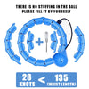 Adjustable Weighted Slimming Hoop for Abdominal Exercise at Home