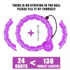Adjustable Weighted Slimming Hoop for Abdominal Exercise at Home