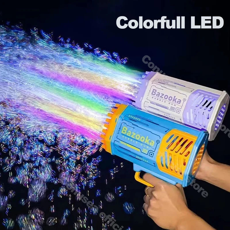 Automatic Soap Bubbles Machine Gun for Kids