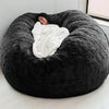 Soft and Warm 180x90cm Fur Bean Bag Bed Cover for Comfortable Living Room Furniture
