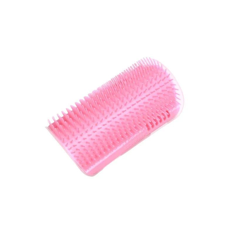 Pet Grooming Combo: Cat Scratcher Massager and Hair Removal Brush