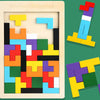 3D Wooden Puzzle Toy for Children - Color and Shape Cognition Brain Game - Type 7