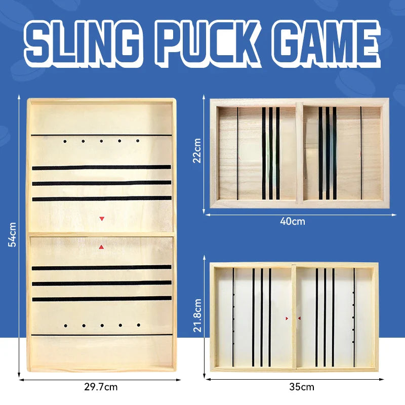 Fast Sling Puck Game - Interactive Table Hockey for All Ages