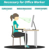 Adjustable Ergonomic Computer Arm Rest with Rotating Mouse Pad Holder