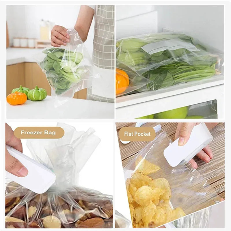 Portable Bag Heat Sealer - Handy Kitchen Gadget for Food Storage