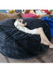 Load image into Gallery viewer, Soft and Warm 180x90cm Fur Bean Bag Bed Cover for Comfortable Living Room Furniture