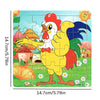 20 PC Cartoon Wooden Jigsaw Puzzles
