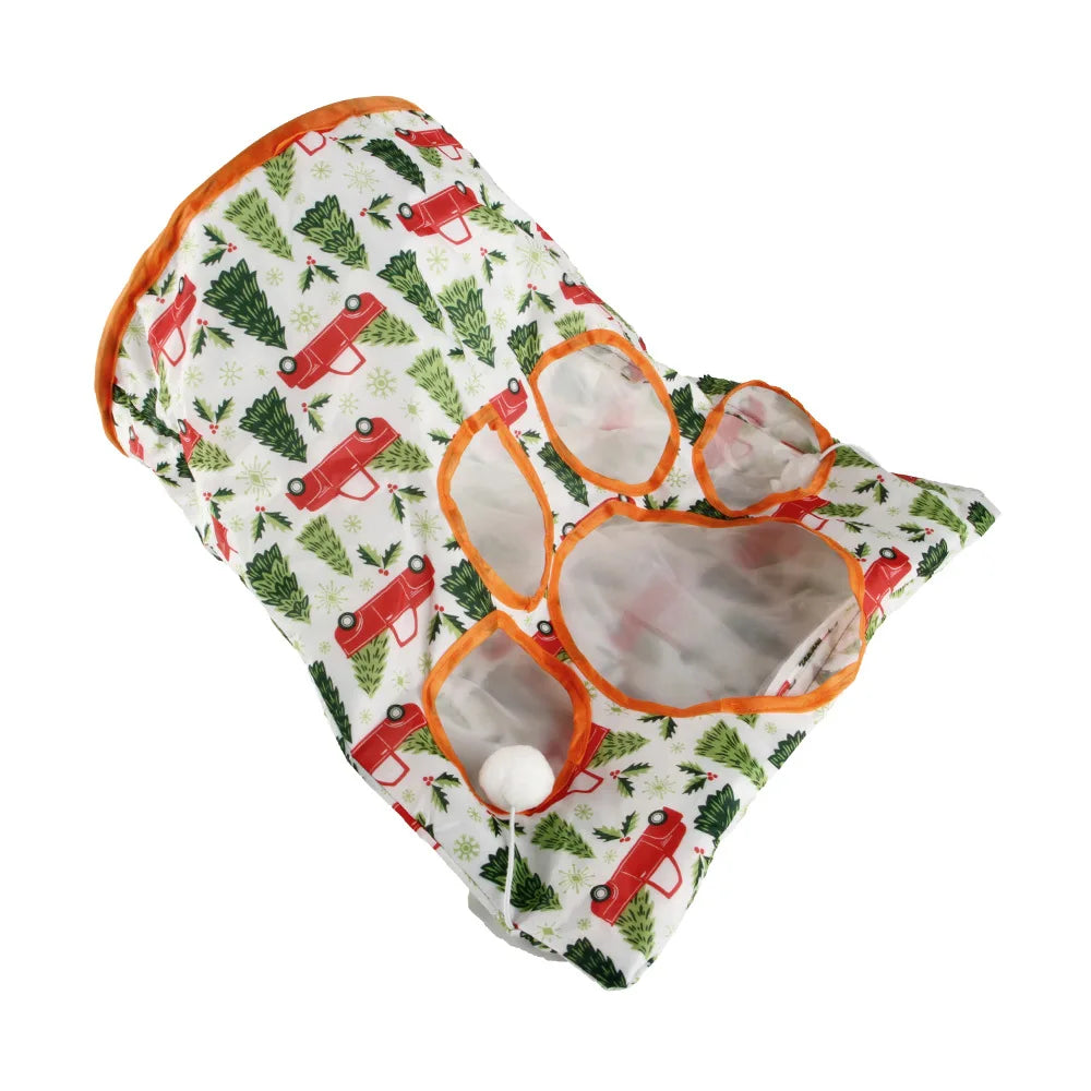 Kitty Tunnel Tube Pet Toy with Peek Hole