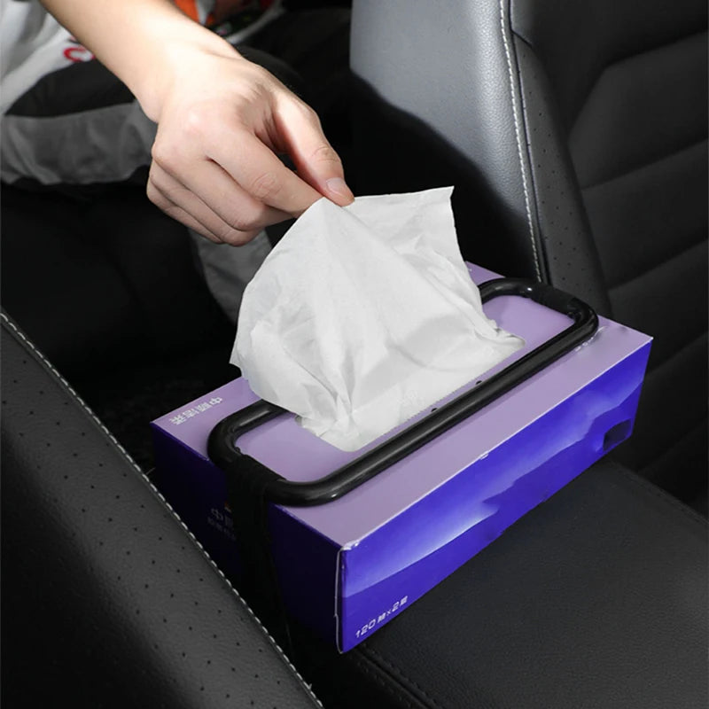 Car Sun Visor Tissue Box Holder and Chair Back Paper Towel Holder
