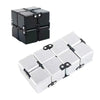 Metal Infinite Magic Cube - Stress-Relief Fidget Toy - White