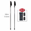 Carbon Fiber Trekking Poles with Diamond Twill Pattern - Portable Folding Hiking Sticks