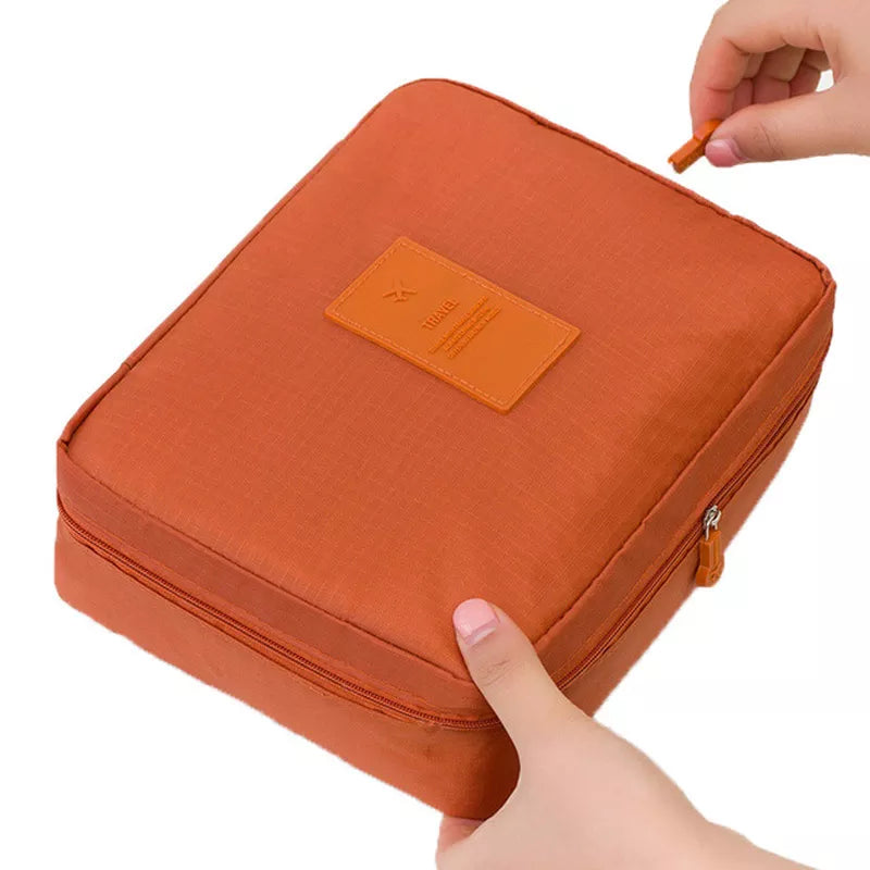 Stylish Waterproof Cosmetic Bag: Organize Your Makeup