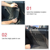 Car Rear Trunk Storage Net - Elastic Mesh Bag with Magic Sticker