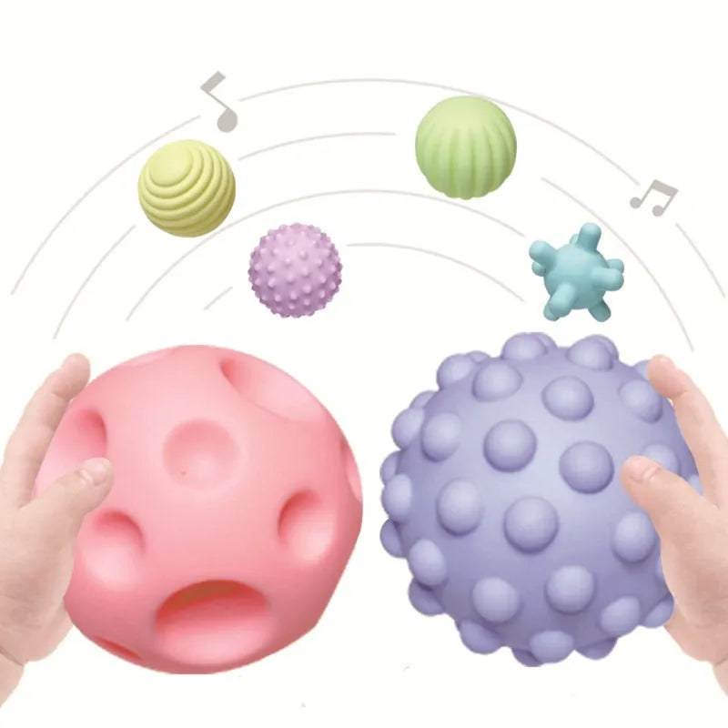 Textured Baby Sensory Ball Set (6 Pack)