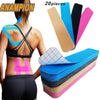 Waterproof Kinesiology Tape for Athletic Support - Black