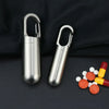 Portable Stainless Steel Waterproof Pill Box for Travel