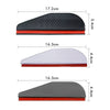 2PCS Carbon Fiber Car Rearview Mirror Rain Eyebrow Protectors for Clear Vision
