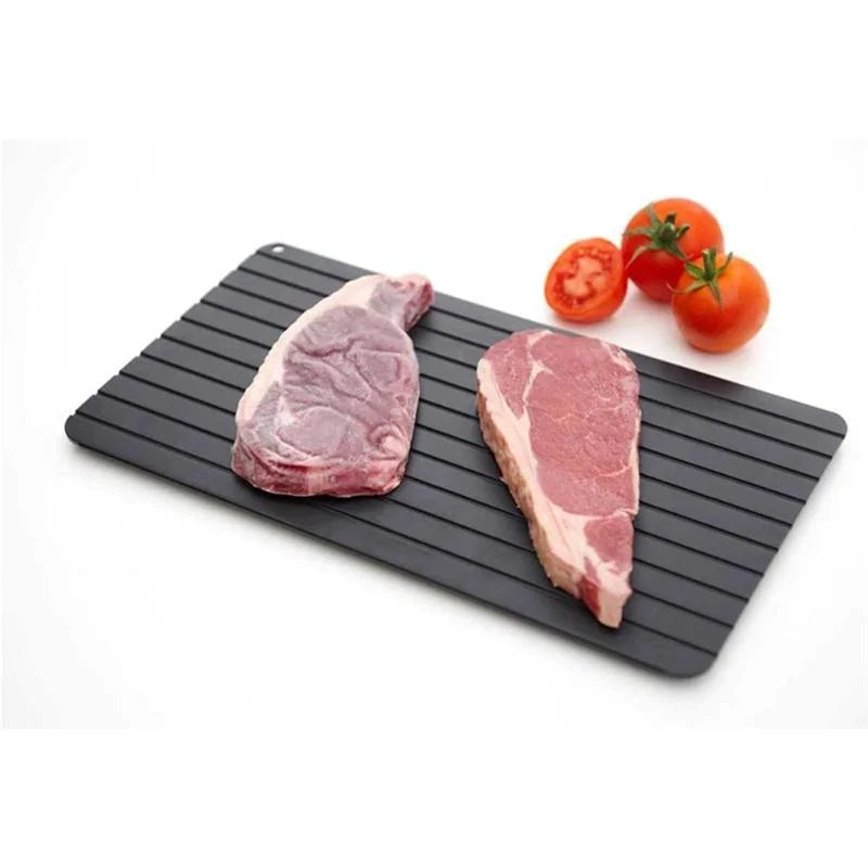 Aluminum Fast Defrost Tray - Quick Thawing Kitchen Board