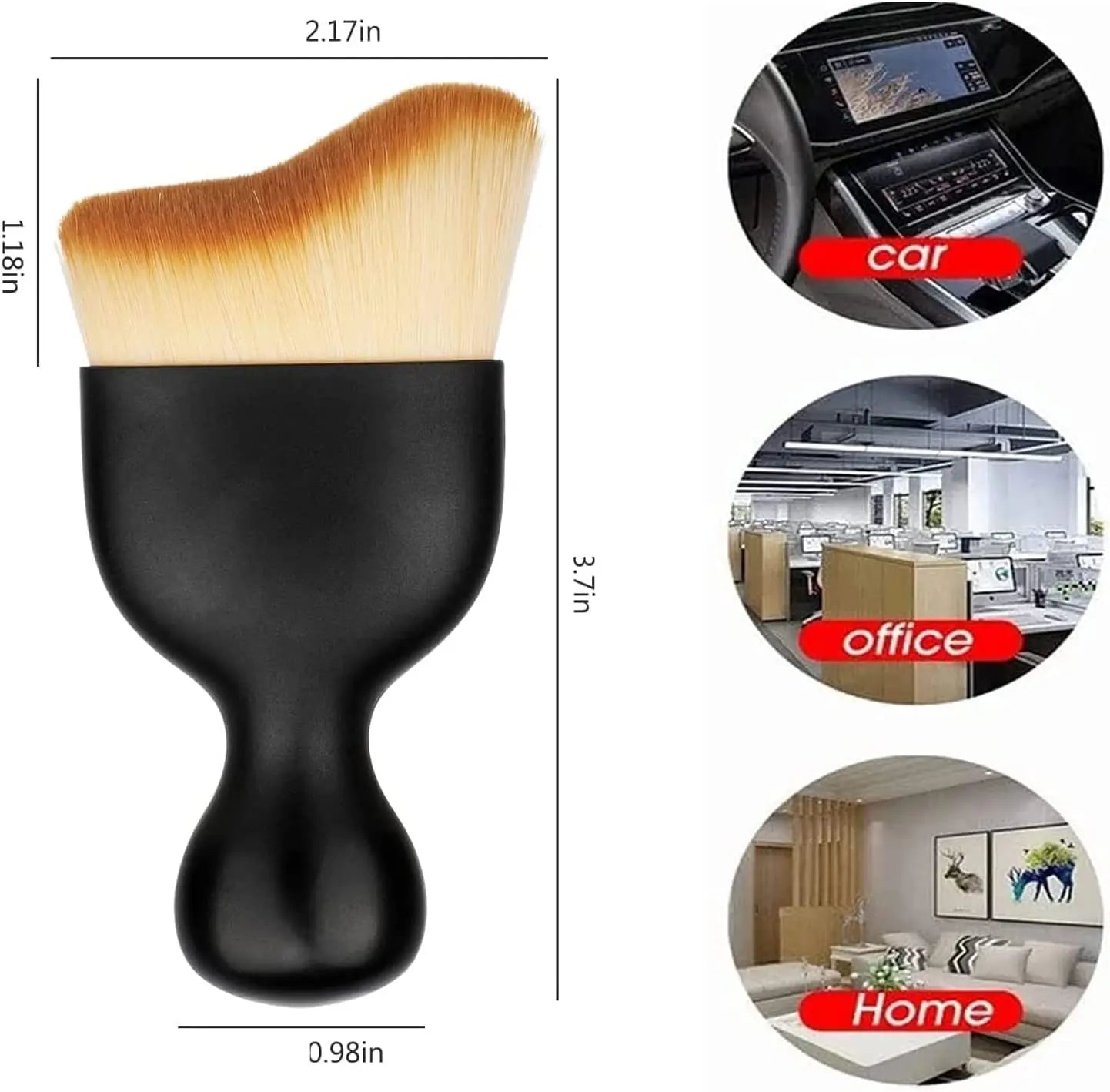 Car Interior Cleaning and Detailing Brush Set for Dust Removal